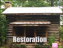 Historic Log Cabin Restoration  Swanton, Ohio